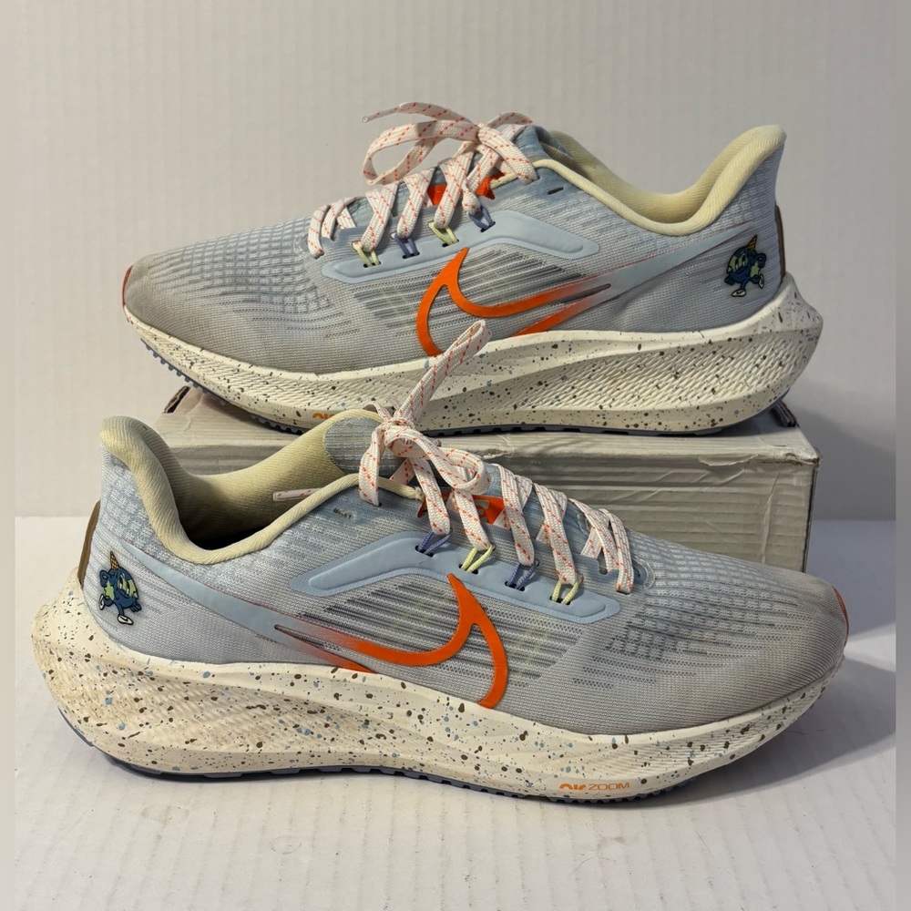 Nike Womens Air Zoom Pegasus 39 DX6047-181 Blue Running Shoes Sneakers Size 8.5
